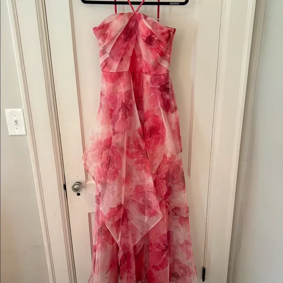 Eliza J Floral A-Line Chiffon Gown - Picture 7 of 7